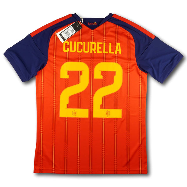 Spanien 2026 Trikot heim BNWT - CUCURELLA #22 - 10/10 - [M]