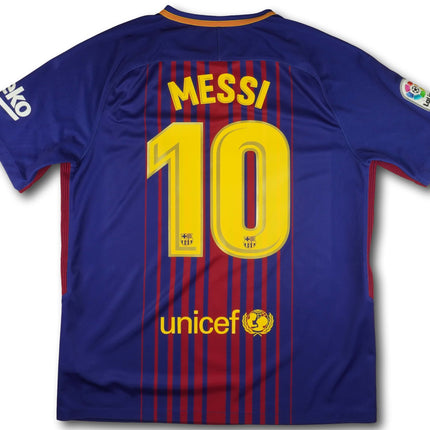 FC Barcelona 2017-18 Trikot heim Meistersaison - MESSI #10 - 7/10 - [L]
