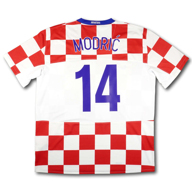 Kroatien 2008 Trikot heim - MODRIĆ #14 - 9/10 - [XL]