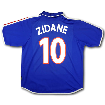 Frankreich 2000 Trikot heim Europameister - ZIDANE #10 - 7/10 - [L]