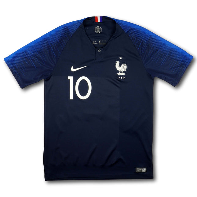 Frankreich 2018 Trikot heim Weltmeister - MBAPPE #10 - 8/10 - [S]