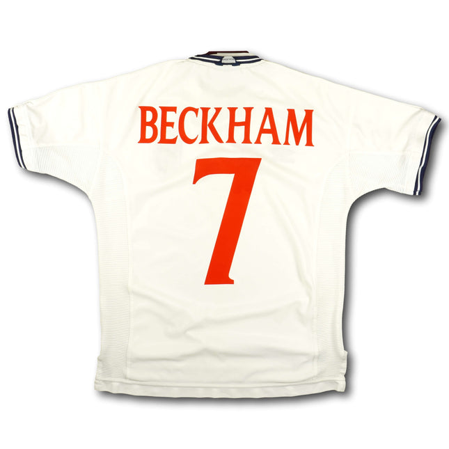 England 2000 Trikot heim - BECKHAM #7 - 8/10 - [M]