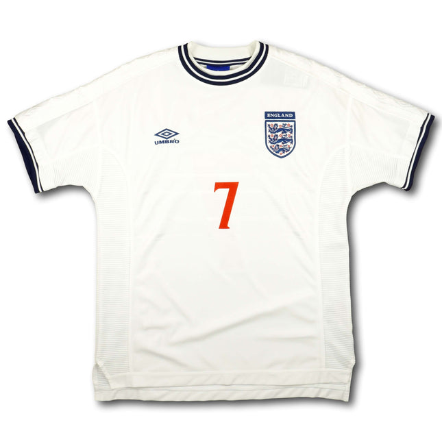 England 2000 Trikot heim - BECKHAM #7 - 8/10 - [L]