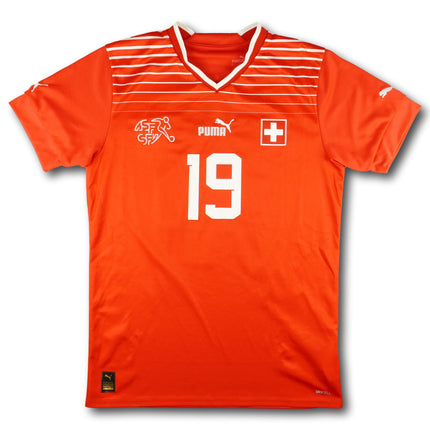 Schweiz 2022 Trikot heim - MALES #19 - 7/10 - [S]