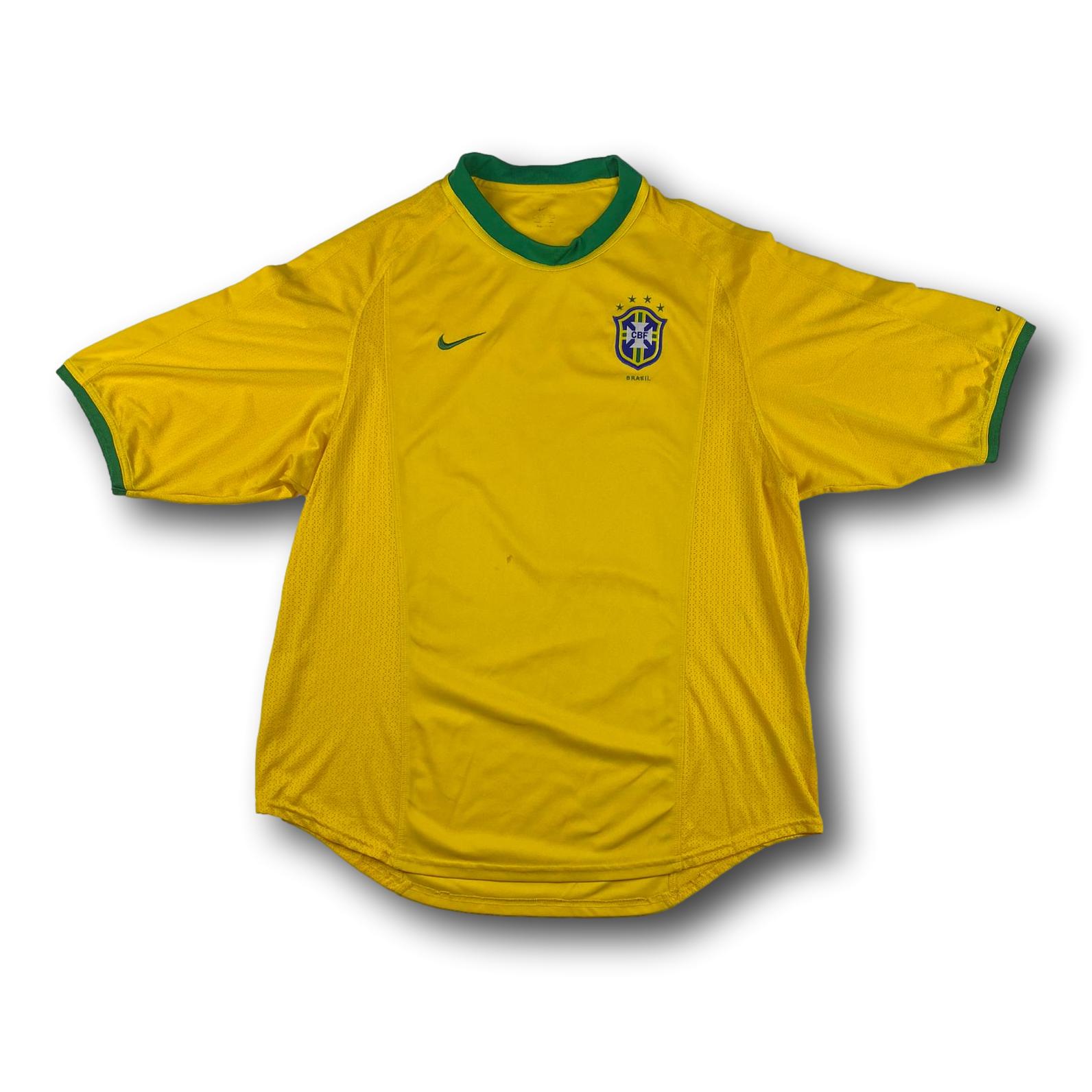 Trikot Brasilien 2000-02 Heim Nike L –  - Vintage