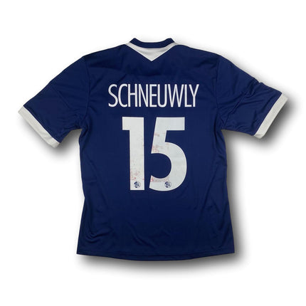 FC Luzern 2013-14 Heim adidas L Schneuwly #15