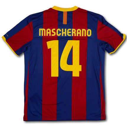 FC Barcelona 2010-11 Heim Nike L mascherano #14