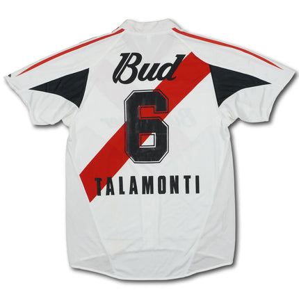 River Plate 2005 heim M TALAMONTI #6 matchworn adidas