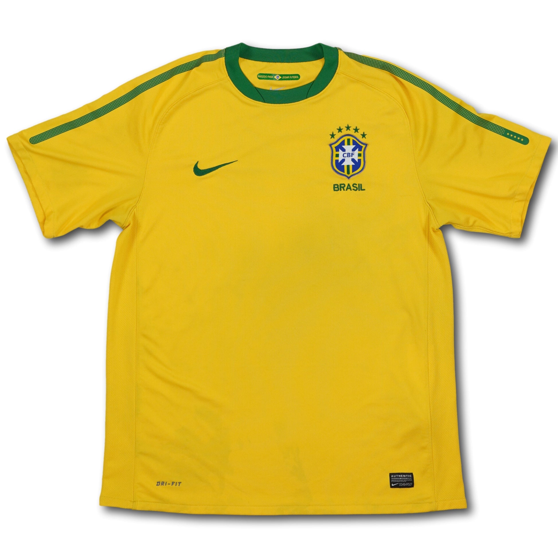 Trikot Brasilien 2010 heim L Nike –  - Vintage Fussball Shirts