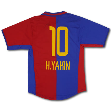 FC Basel 2002-04 heim S H.YAKIN #10 signiert vintage Nike