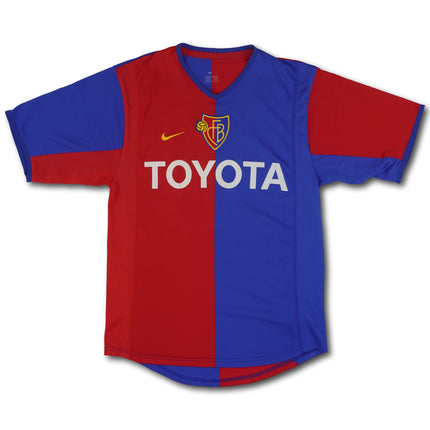 FC Basel 2002-04 heim S H.YAKIN #10 signiert vintage Nike