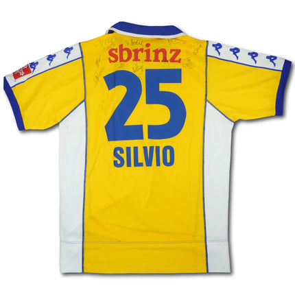 FC Luzern 2000 auswärts XL SILVIO #25 signiert vintage Kappa