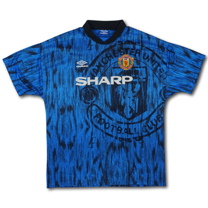 Manchester United 1992-94 auswärts XL CANTONA #7 vintage Umbro