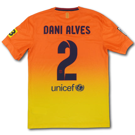 FC Barcelona 2012-13 auswärts S DANI ALVES #2 Nike