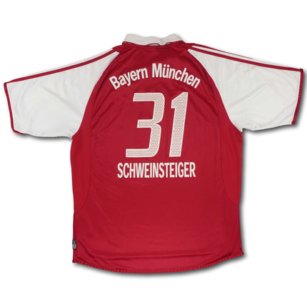 FC Bayern München 2003-04 heim XL SCHWEINSTEIGER #31 vintage adidas