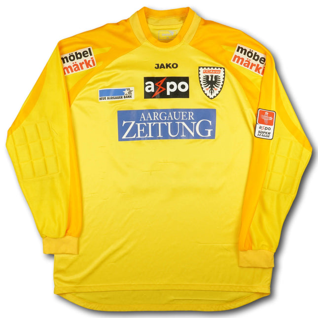 FC Aarau 2005-06 Trikot torhüter Player Issue - L/S - Colomba #23 - 4/10 - [XL]