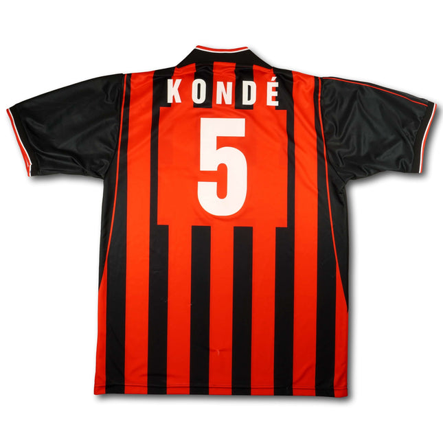 SC Freiburg 2001-02 Trikot heim Match Prepared Player Issue - UEFA Cup Version - Kondé #5 - 6/10 - [XXL]
