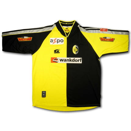 BSC Young Boys 2002-023 home shirt Player Issue signed by the team - L/S - DISLER #5 - 7/10 - [XL]