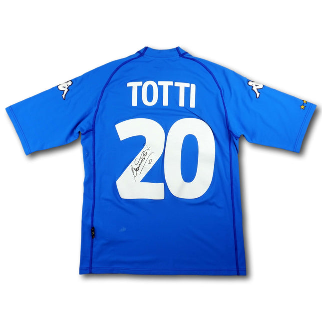 Italien 2000 Trikot heim Signiert mit COA signiert mit COA - TOTTI #20 - 8/10 - [M]