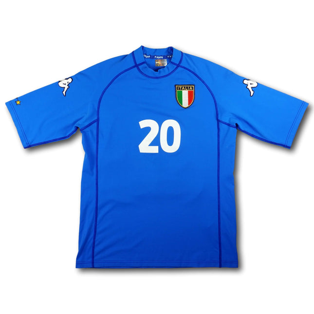 Italien 2000 Trikot heim Signiert mit COA signiert mit COA - TOTTI #20 - 8/10 - [M]