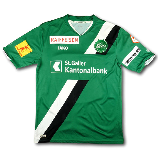 FC St. Gallen 2013-14 Trikot heim Player Issue - LENJANI #28 - 7/10 - [M]