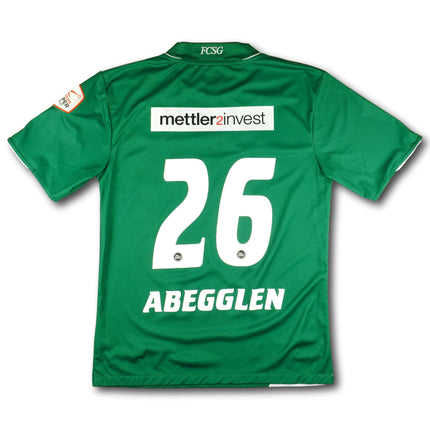 FC St. Gallen 2012-13 Trikot heim Player Issue - ABEGGLEN #26 - 7/10 - [M]