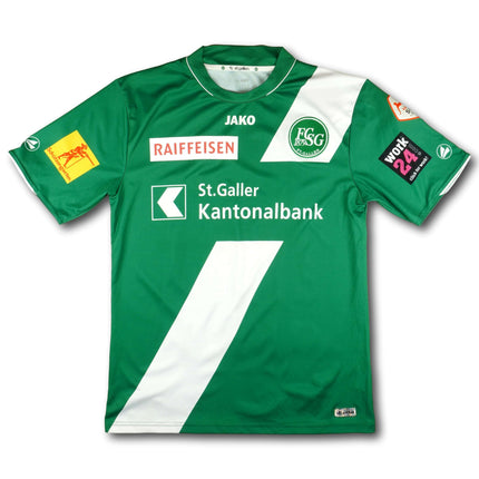 FC St. Gallen 2012-13 Trikot heim Player Issue - ABEGGLEN #26 - 7/10 - [M]