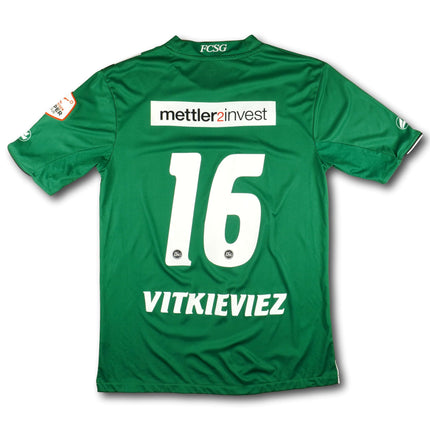 FC St. Gallen 2013-14 Trikot heim Player Issue - VITKIEVIEZ #16 - 9/10 - [M]