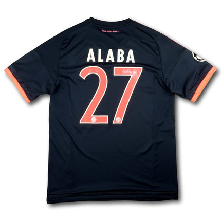 FC Bayern München 2015-16 Trikot drittes Double-Sieger - ALABA #27 - 7/10 - [M]