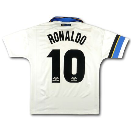 Inter Mailand 1997-98 Trikot auswärts Uefa Cup Sieger - RONALDO #10 - 7/10 - [L]