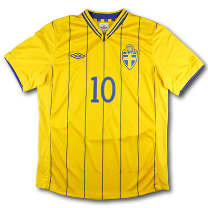 Schweden 2012 Trikot heim - IBRAHIMOVIC #10 - 8/10 - [M]