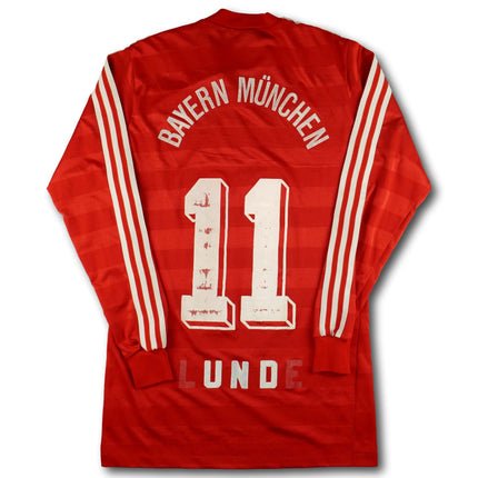 FC Bayern München 1984-86 Trikot heim Meistersaisons - L/S - LUNDE #11 - 5/10 - [L]