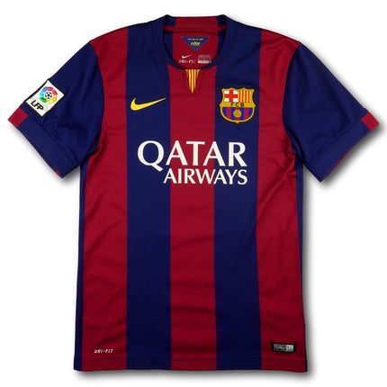 FC Barcelona 2014-15 Trikot heim Triple-Sieger - MESSI #10 - 7/10 - [S]