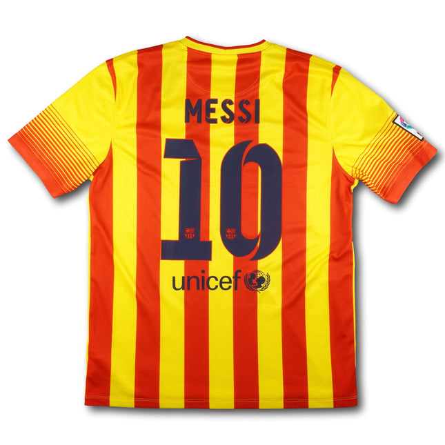 FC Barcelona 2013-15 Trikot auswärts Triple-Sieger (14/15) - MESSI #10 - 9/10 - [L]