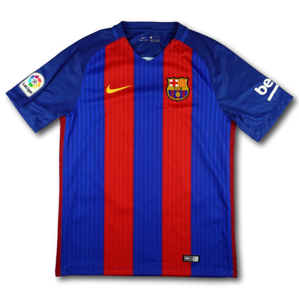 FC Barcelona 2016-17 Trikot heim Copa del Rey Sieger - MESSI #10 - 8/10 - [M]