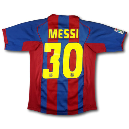 FC Barcelona 2004-05 Trikot heim Meistersaison - Messi-Debüt - MESSI #30 - 8/10 - [Kids XL]