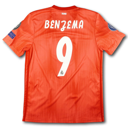Real Madrid 2018-19 Trikot drittes - BENZEMA #9 - 9/10 - [M]