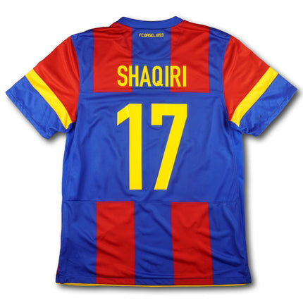 FC Basel 2010-12 Trikot heim Meistersaisons - SHAQIRI #17 - 9/10 - [L]
