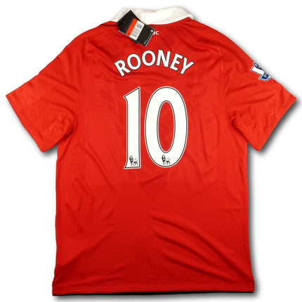 Manchester United 2010-11 Trikot heim Meistersaison - BNWT - ROONEY #10 - 10/10 - [L]