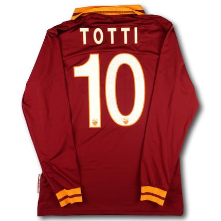 AS Roma 2013-14 Trikot heim - L/S - TOTTI #10 - 7/10 - [M]