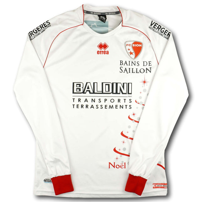 FC Sion 2012-13 Trikot spezial Weihnachten - Limited Edition 213/400 - L/S - 7/10 - [L]
