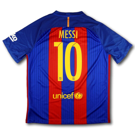 FC Barcelona 2016-17 Trikot heim Copa del Rey Sieger - MESSI #10 - 7/10 - [L]