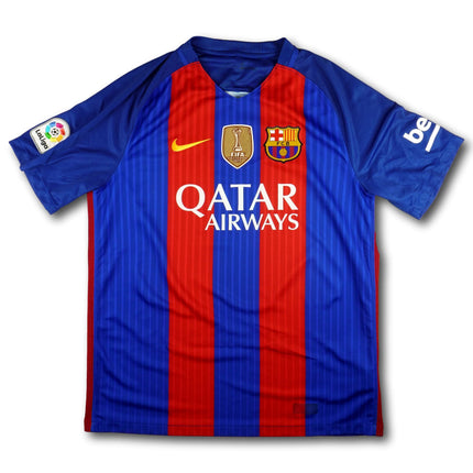 FC Barcelona 2016-17 Trikot heim Copa del Rey Sieger - MESSI #10 - 7/10 - [L]
