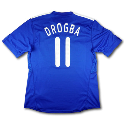 Chelsea FC 2009-10 Trikot heim Double-Saison - DROGBA #11 - 9/10 - [XL]