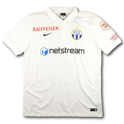 FC Zürich 2014-15 Trikot heim Player Issue - DJIMSITI #5 - 9/10 - [L]