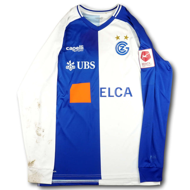 GC Zürich 2025-26 Trikot heim Player Issue ungewaschen - L/S - O.CLEMENTE #17 - 6/10 - [M]