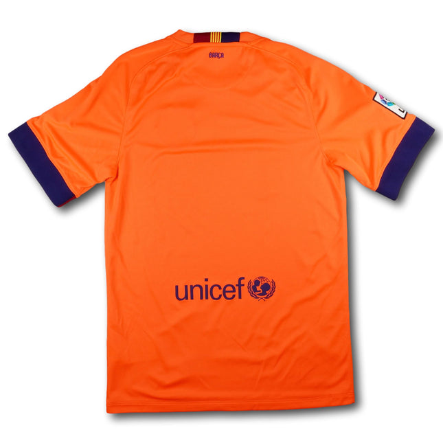 FC Barcelona 2014-15 Trikot auswärts Triple-Saison - 9/10 - [S]
