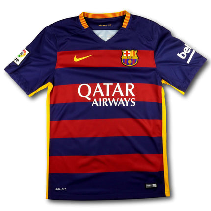 FC Barcelona 2015-16 Trikot heim Double-Sieger - 8/10 - [S]