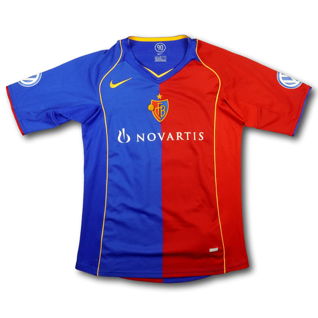FC Basel 2004-06 Trikot heim Meistersaison (04/05) - DEGEN #37 - 6/10 - [Kids L]