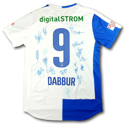 GC Zürich 2015-16 Trikot heim BNWT signiert vom Team - DABBUR #9 - 10/10 - [M]